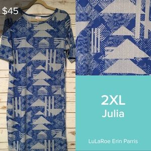 2XL LuLaRoe Julia Dress